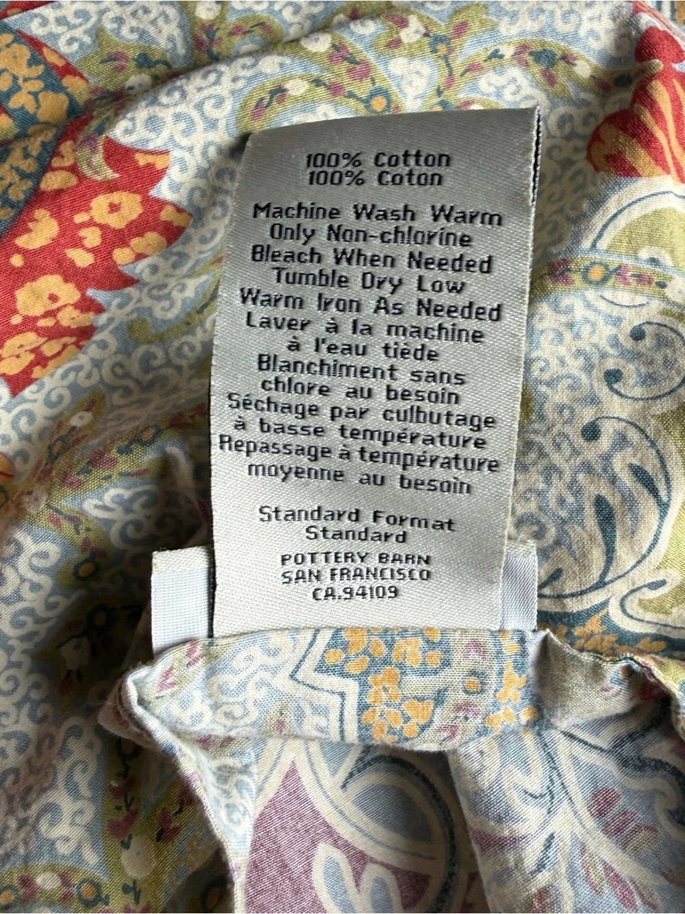 Pottery Barn Monreal Paisley Standard Shams Set Of 2 Cottagecore English Country